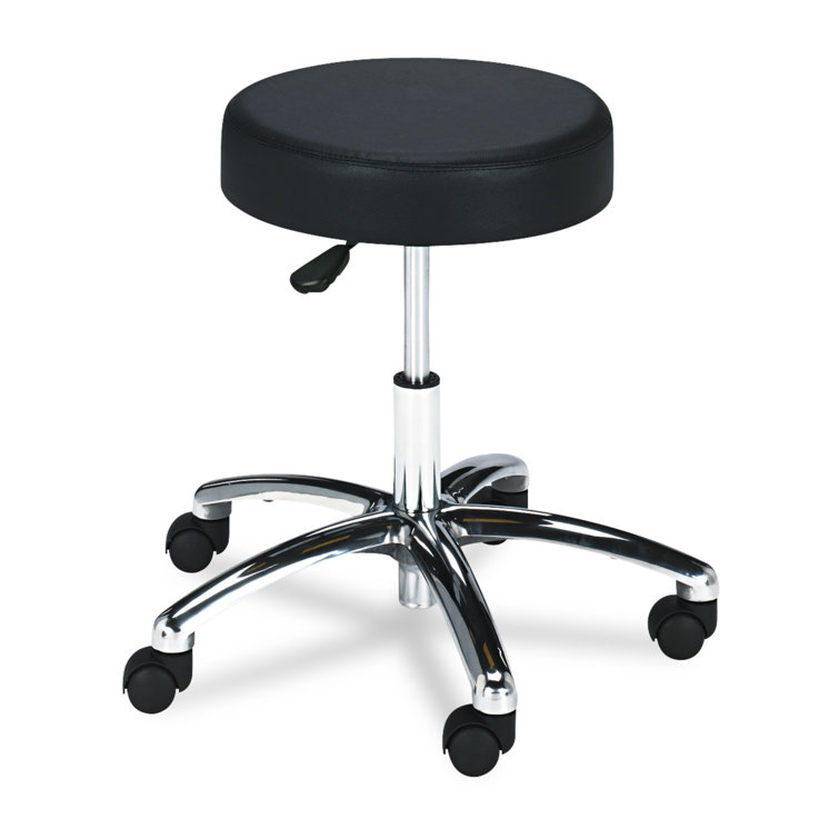 Safco Pneumatic Lab Stool Without Back Height Adjustable Lab Stools